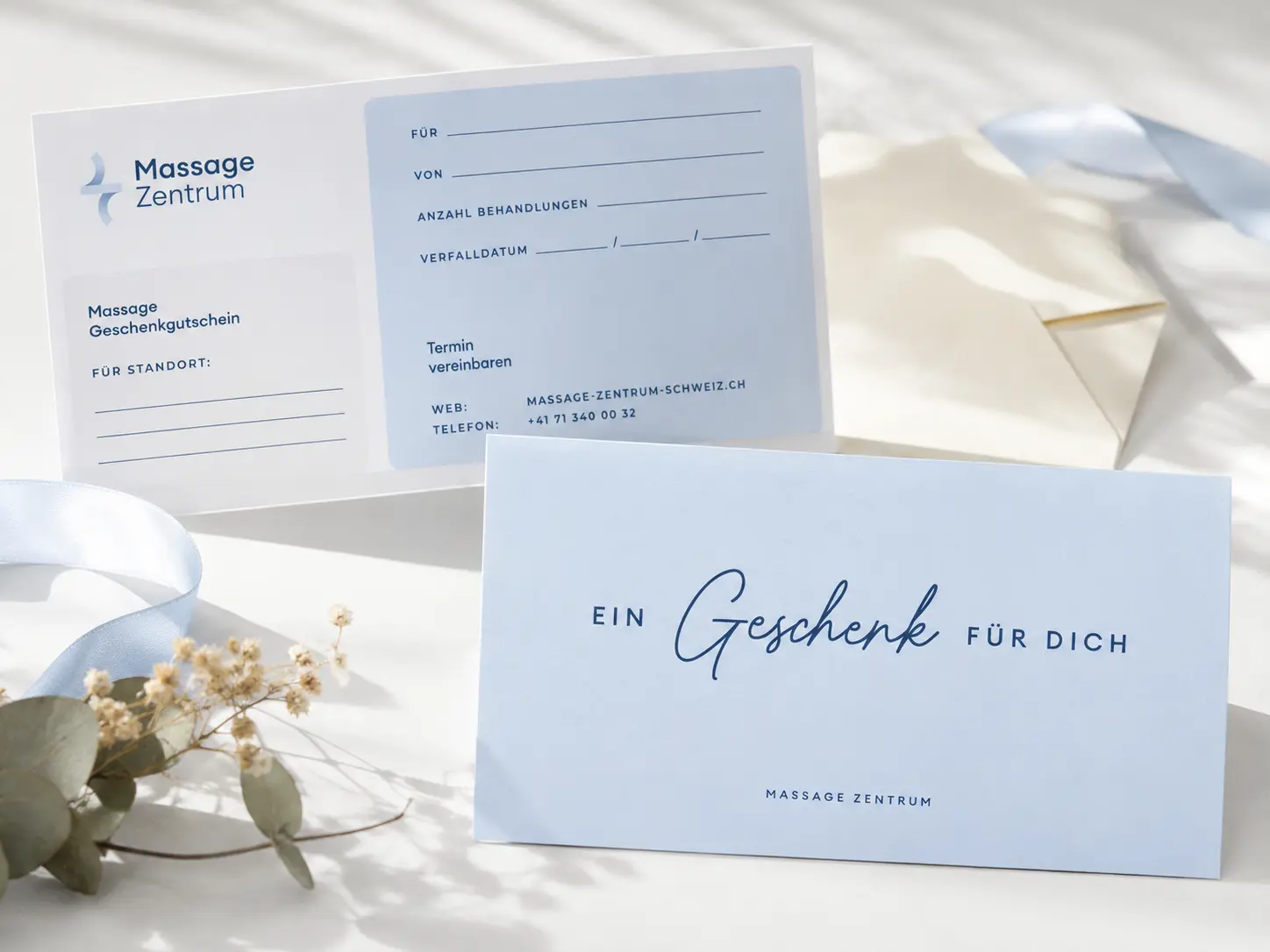 Massage-Gutschein für eine Behandlung im Massage Zentrum Bülach